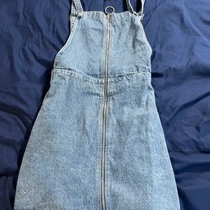 Denim mini dress